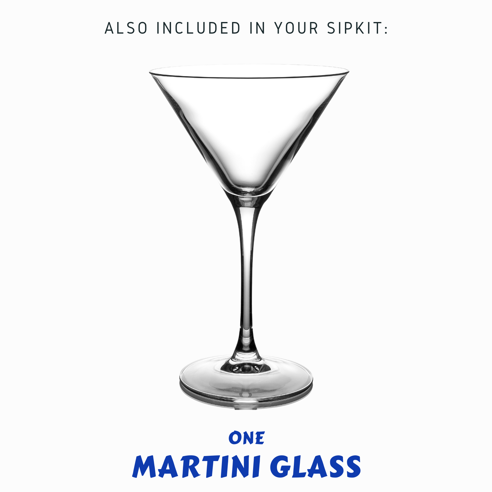 Mélange Jolie Citrus Cosmopolitan Cocktail SipKit™ featuring a martini glass, bar tools, and cocktail ingredients.